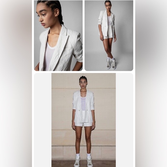 Zadig et Voltaire faux leather jacket